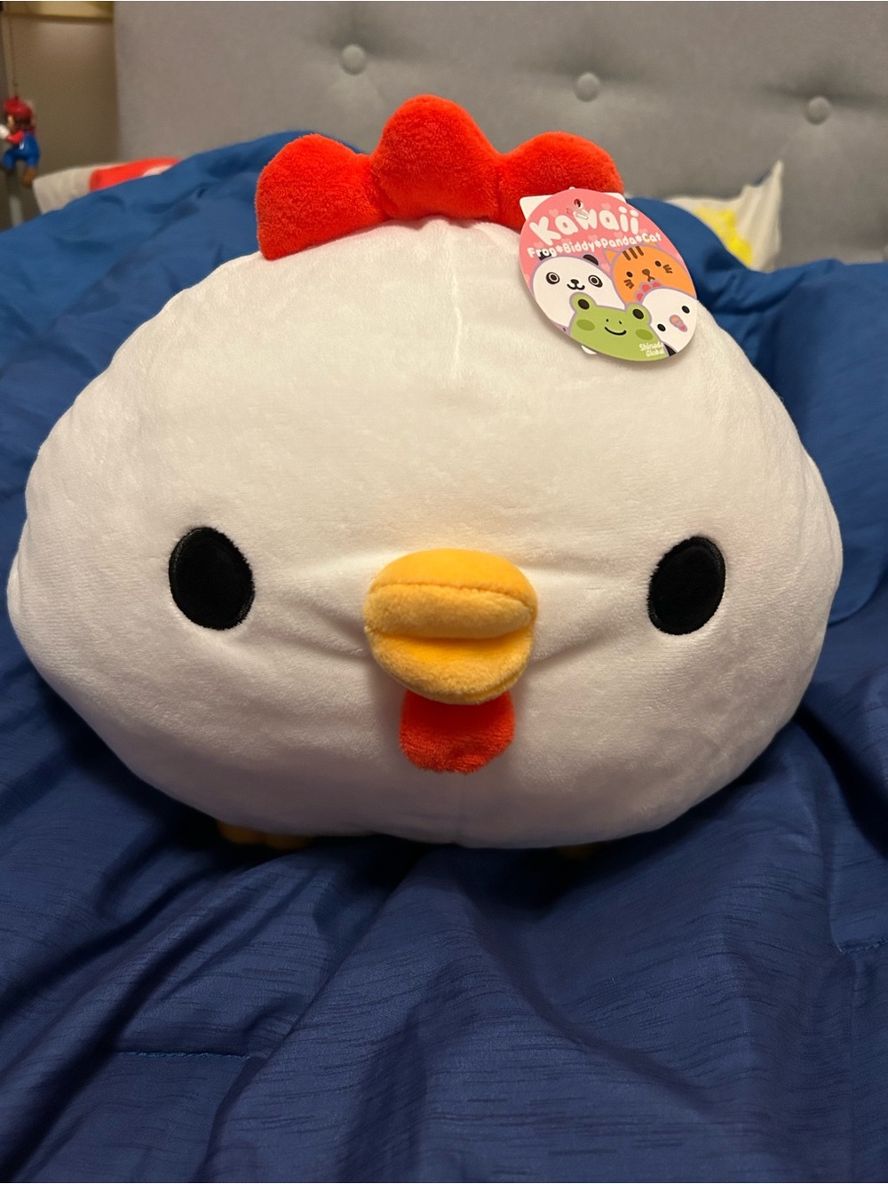 Kawaii Chicken Plush 18 inch Frog and Biddy Collection NWT Shinada Global